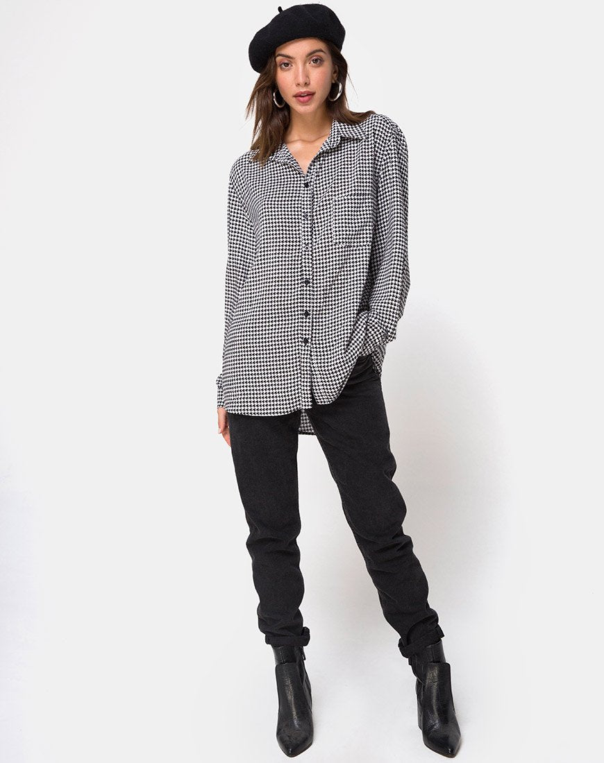 Image de la chemise Oxford en Dogtooth