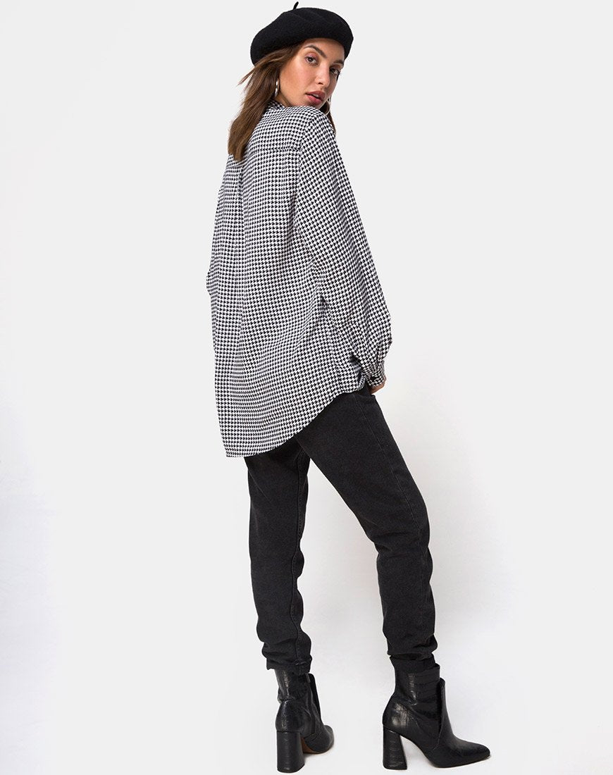 Image de la chemise Oxford en Dogtooth