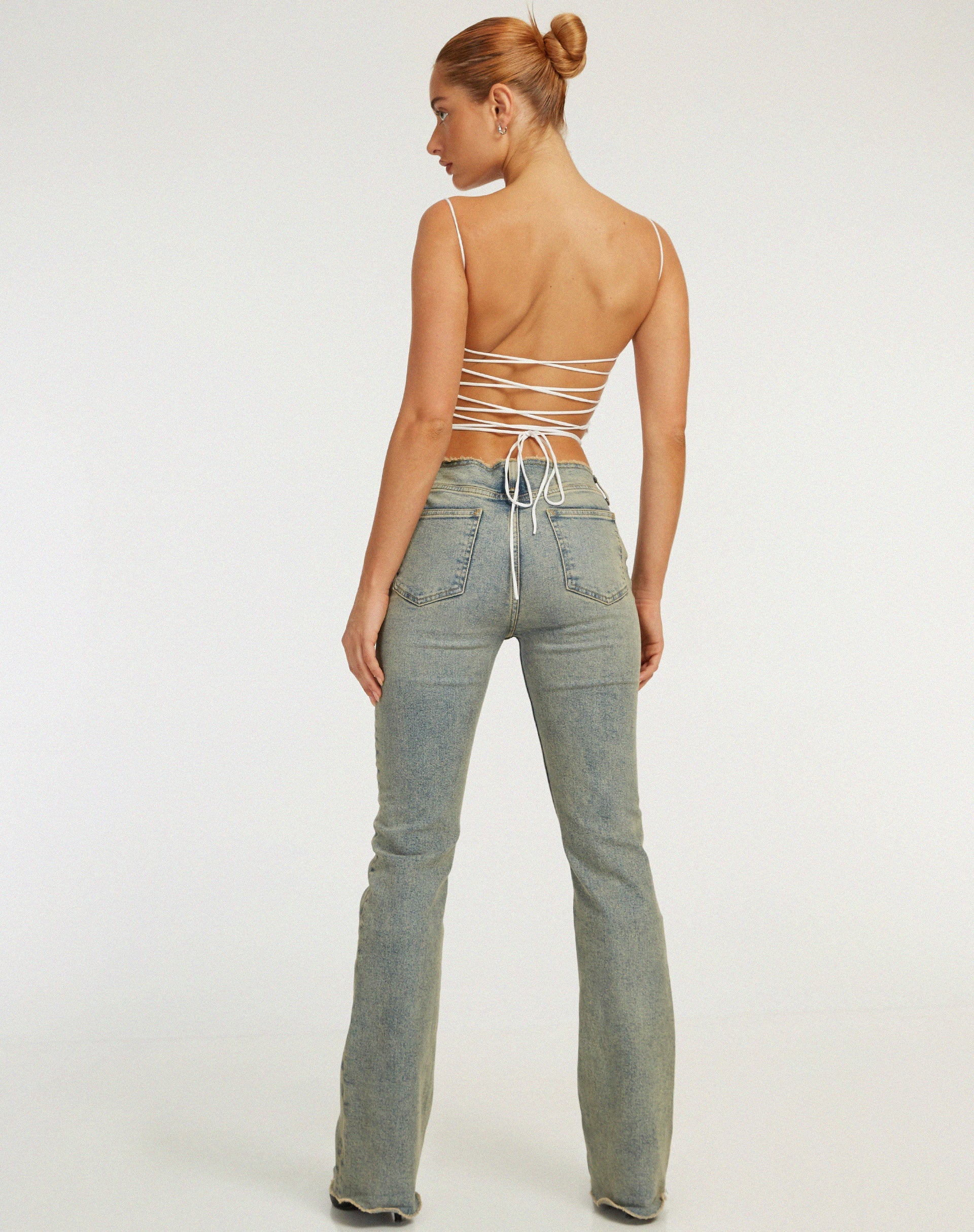 image de Ozka Crop Top in Ivory
