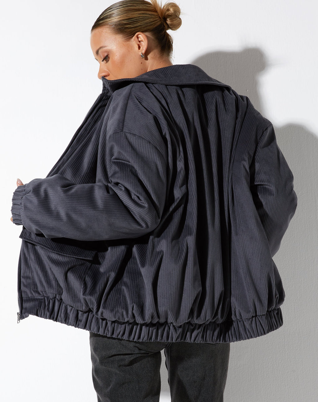Veste Ozora en gris foncé