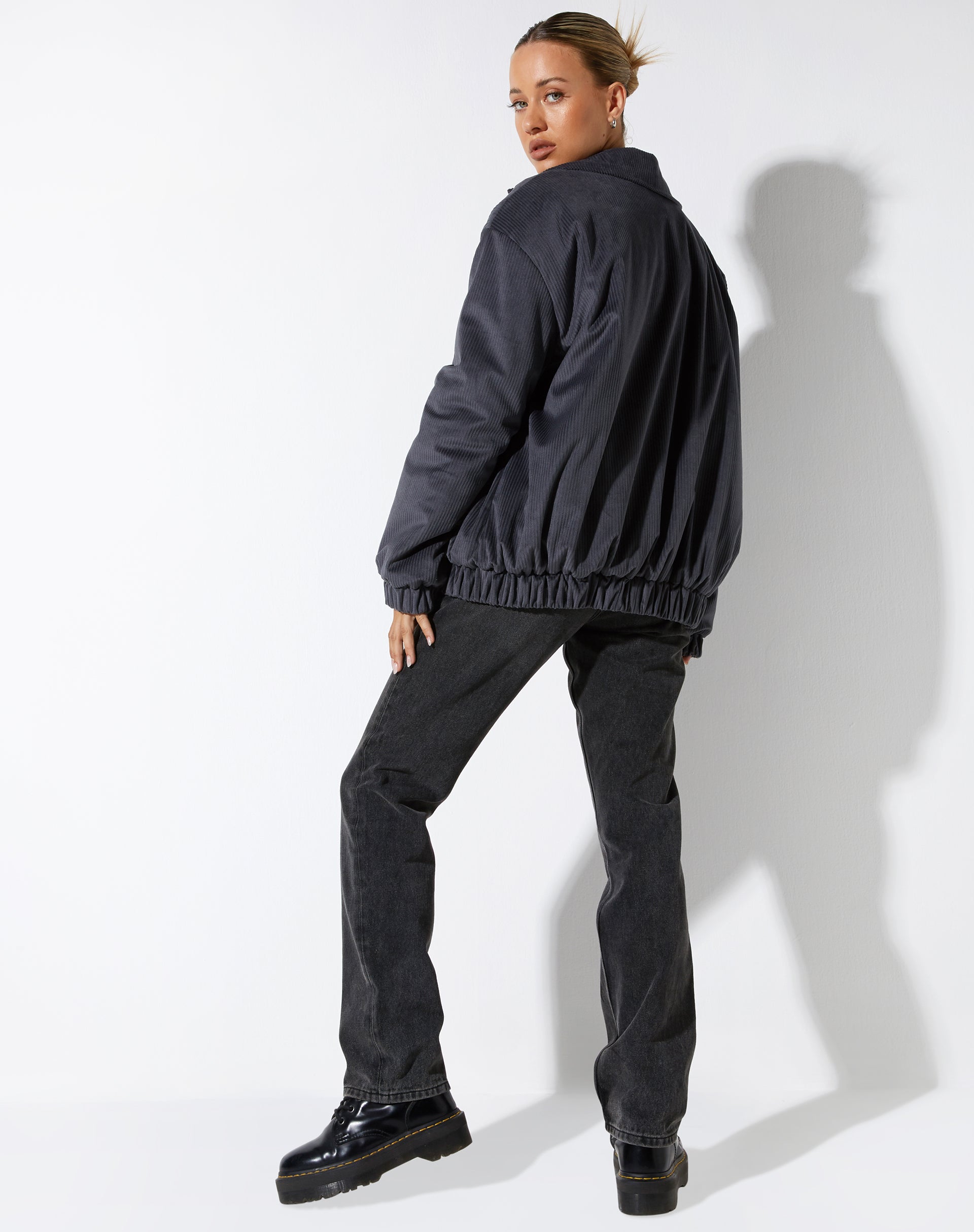 Veste Ozora en gris foncé