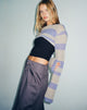 Image de Ozzy Bolero Top in Grey Blue