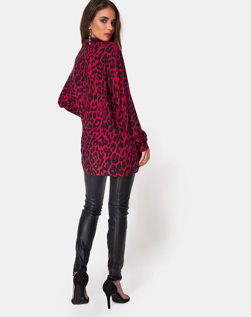 Image de Disam Shirt in Oversize Jaguar Red