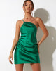 image de Paira Slip Dress in Satin Kelly Green