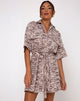 Image de la robe chemise Pamela en Easy Tiger Cocoa