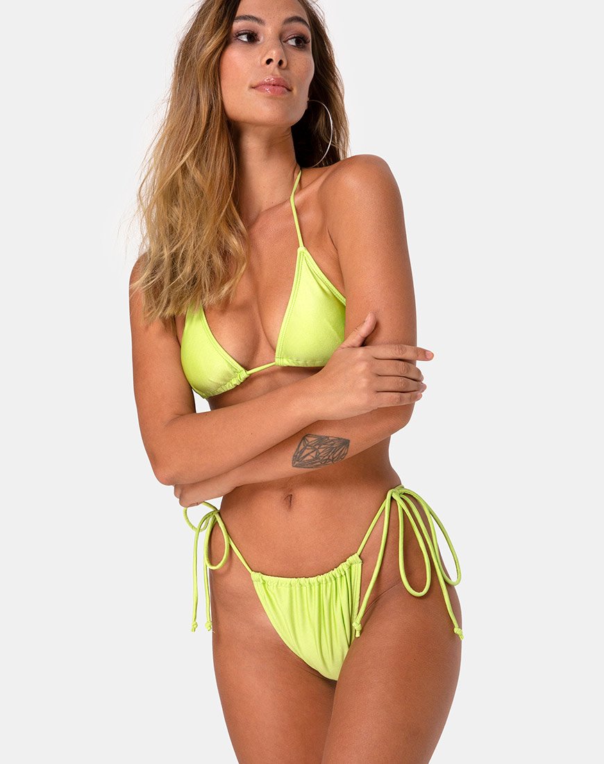 Bas de bikini Leyna, pistache
