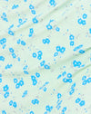 Ditsy Flower Lime Blue