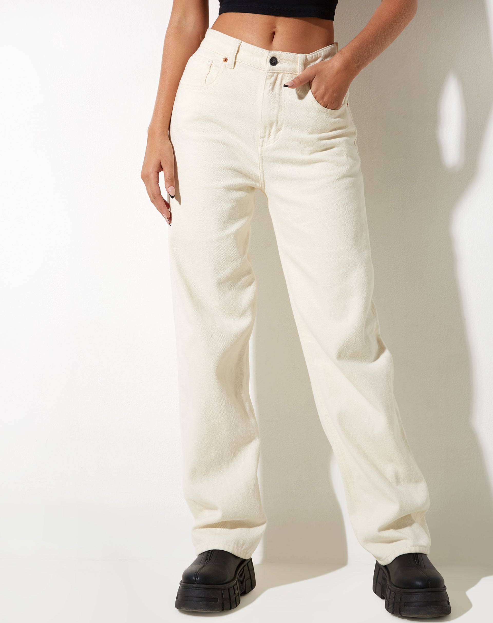 image de Parallel Jeans en Buttermilk