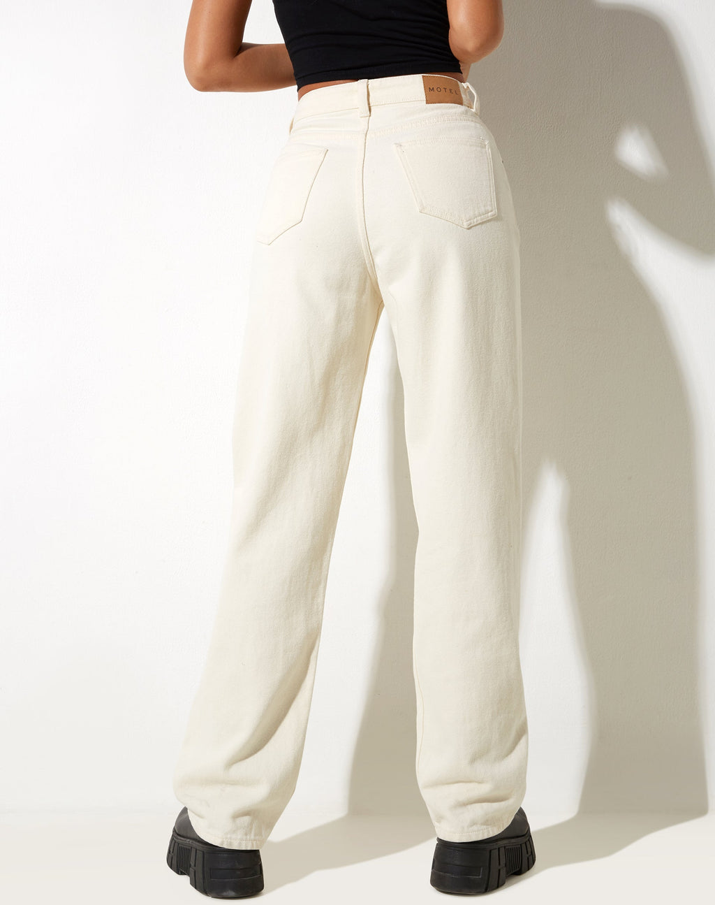 Jeans Parallel en Buttermilk