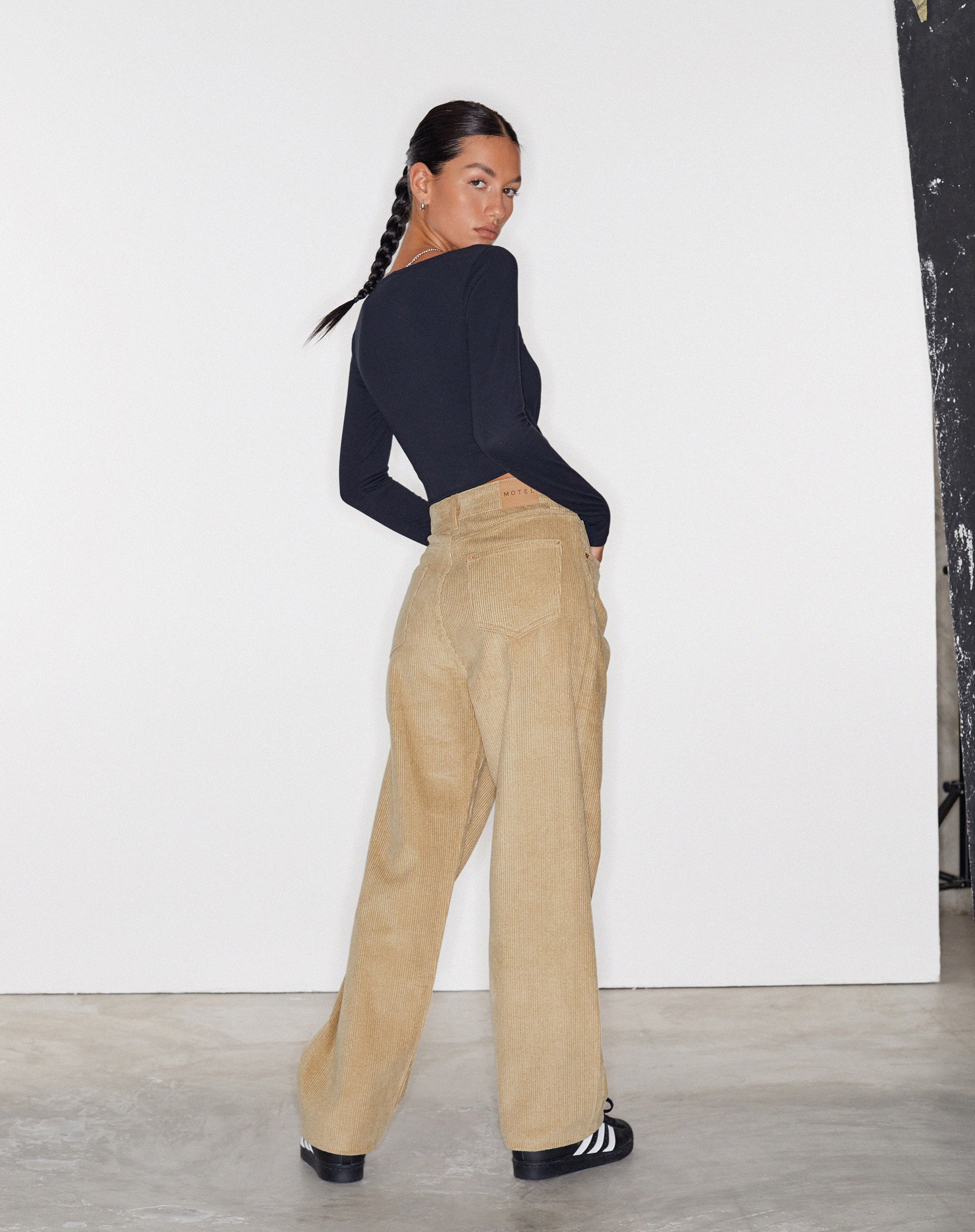 Image de Parallel Jean in Cord Sand