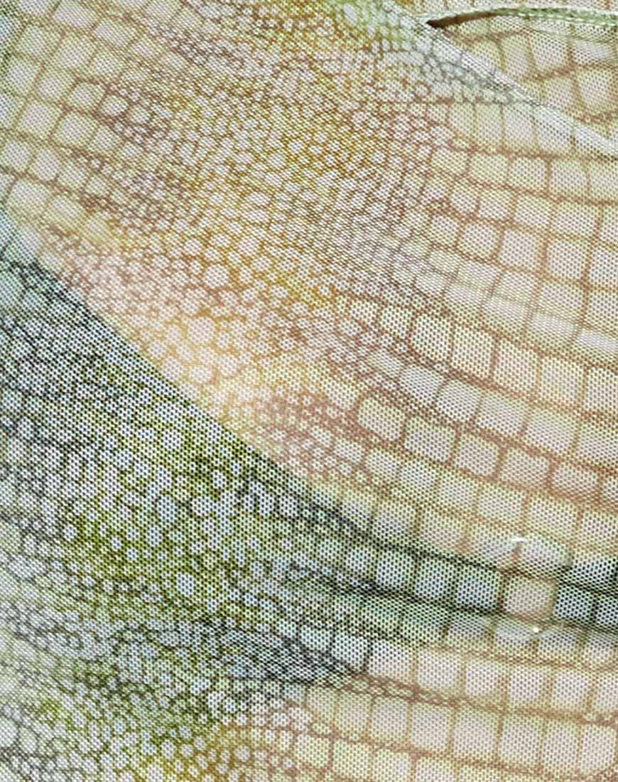 Image de Paria Top in Lime Croc