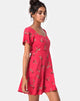 Image de Peky Tea Dress in Rouge Rose Pink