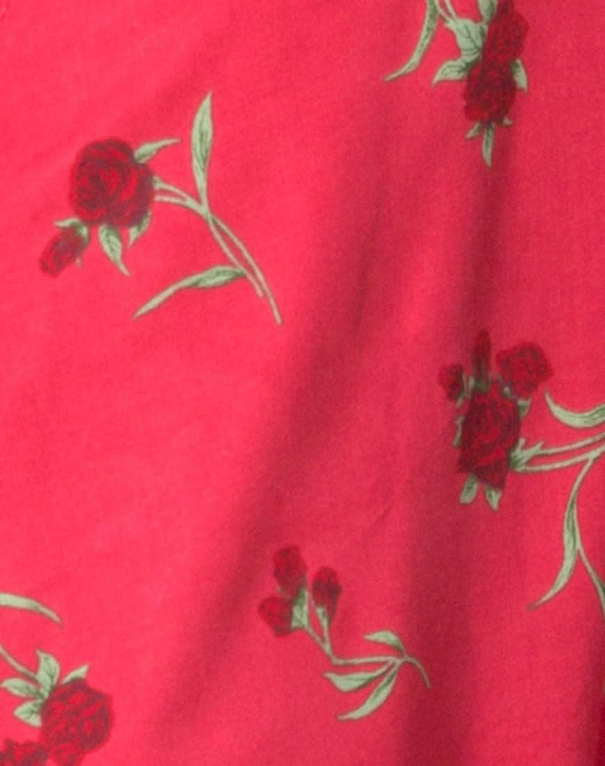 Image de Peky Tea Dress in Rouge Rose Pink