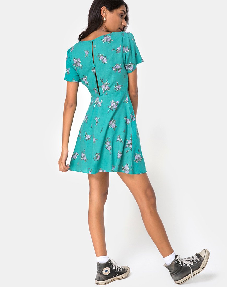 Image de Peky Babydoll Dress in Soi Rose Green
