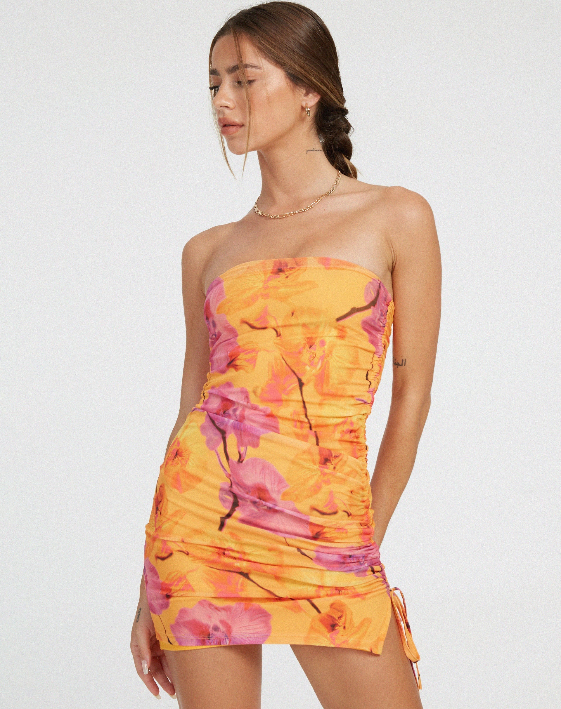 image de Maren Bodycon Dress in Blurred Orchid Peach