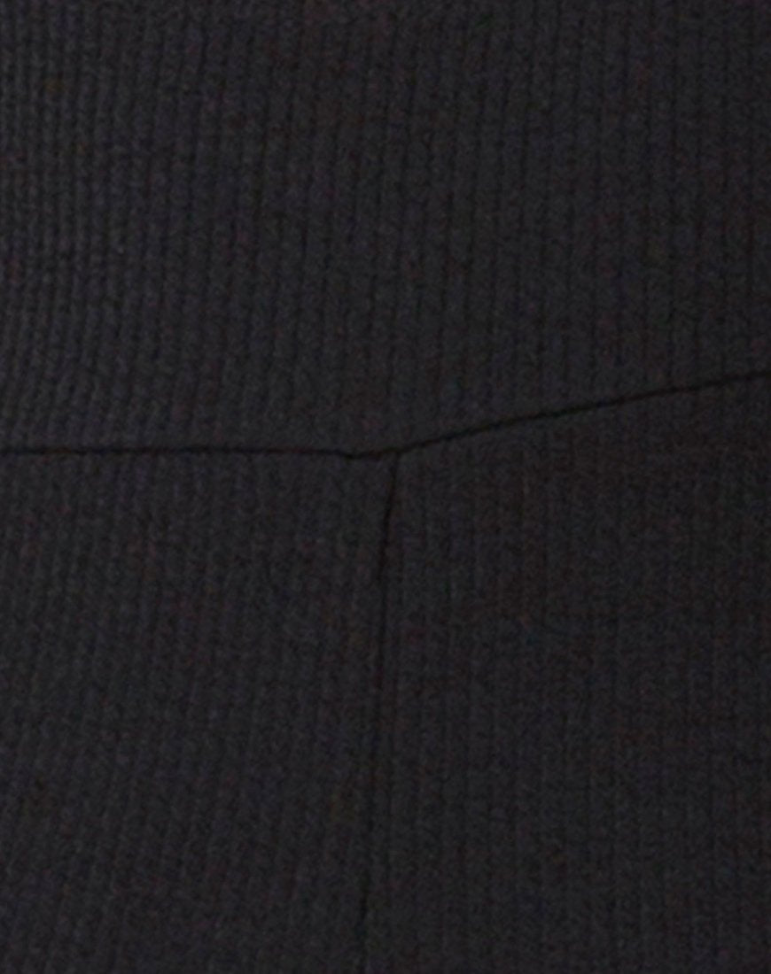 Image de Penold Unitard en noir avec crochet argenté
