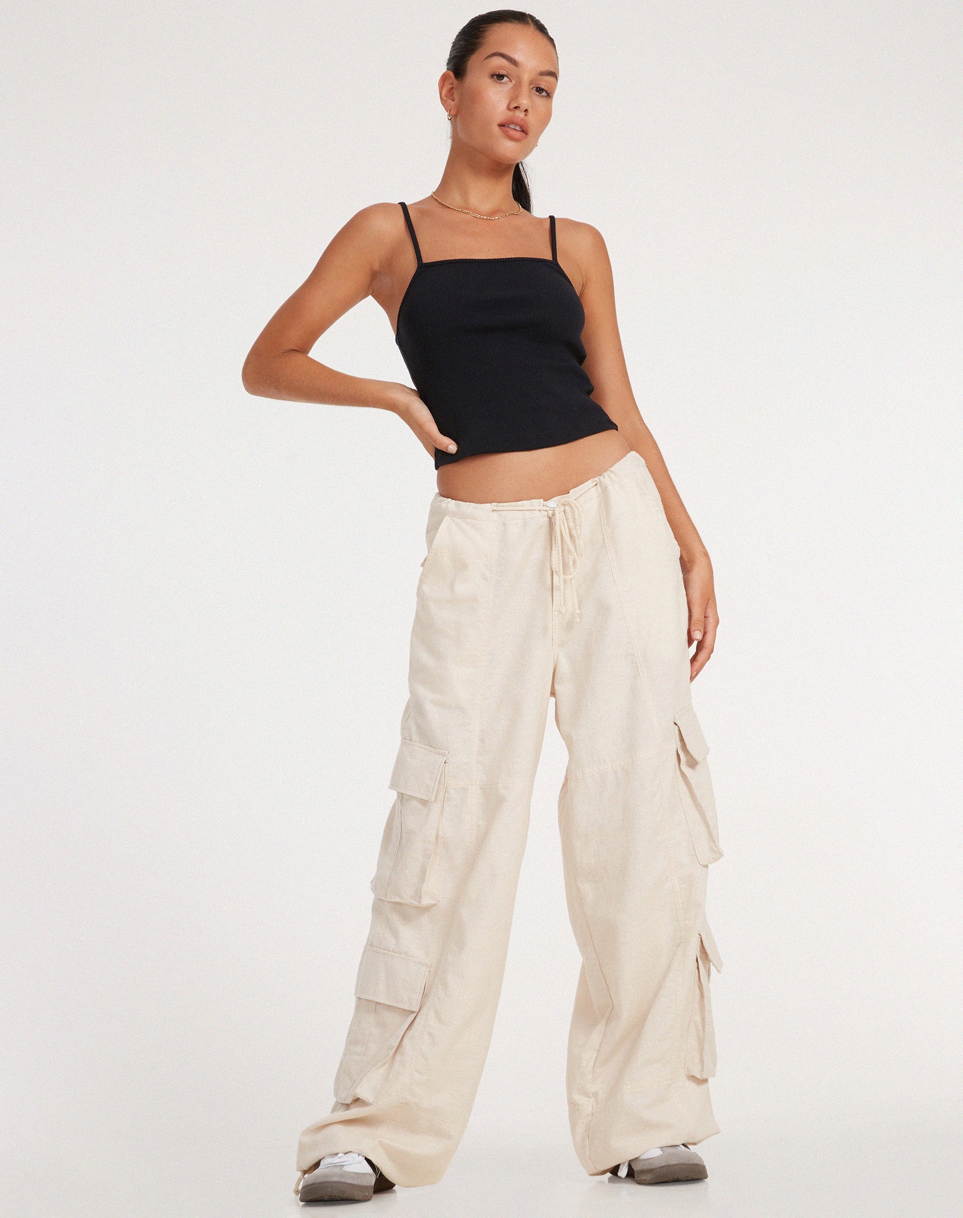 IMAGE du pantalon Philia en écru
