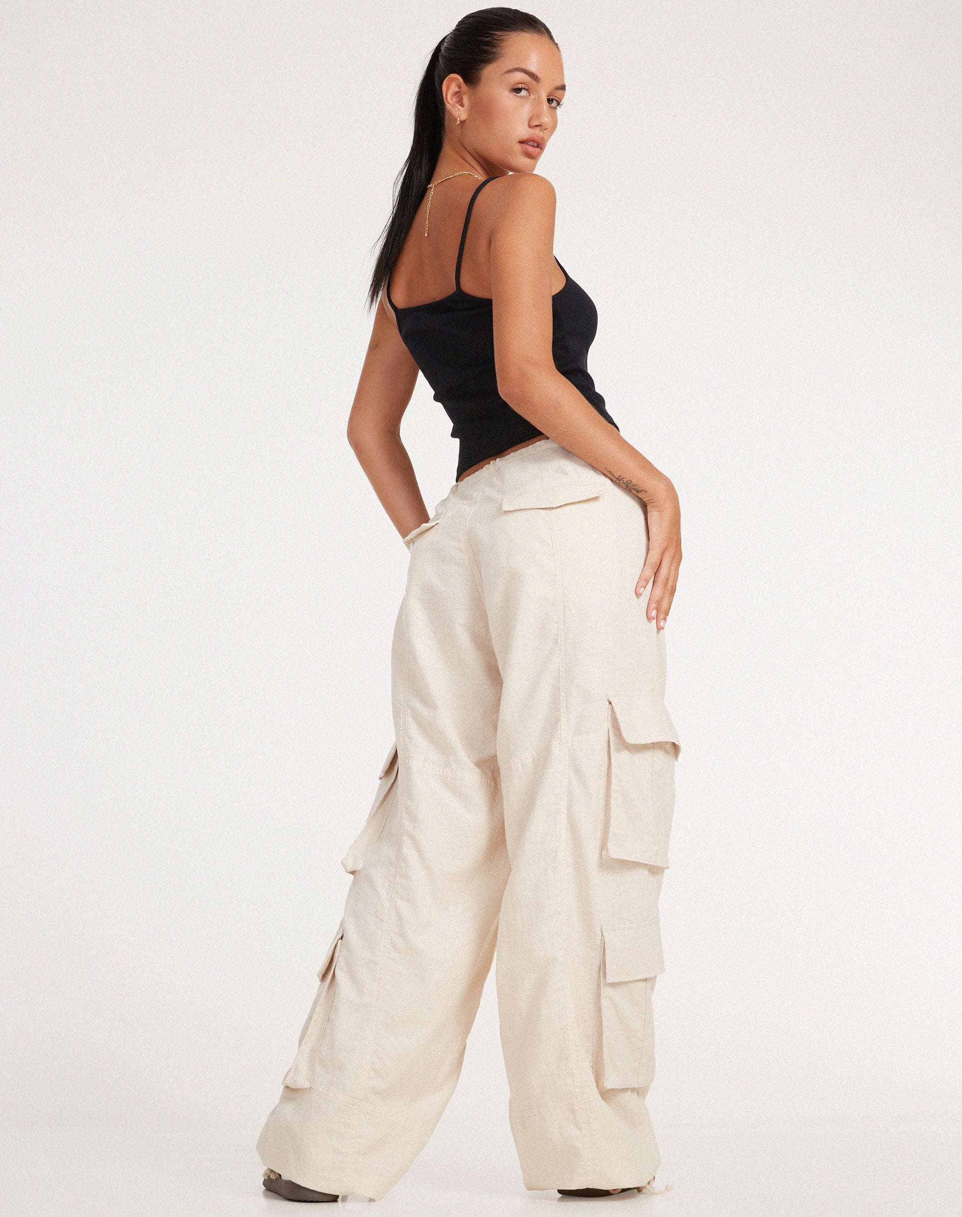 IMAGE du pantalon Philia en écru