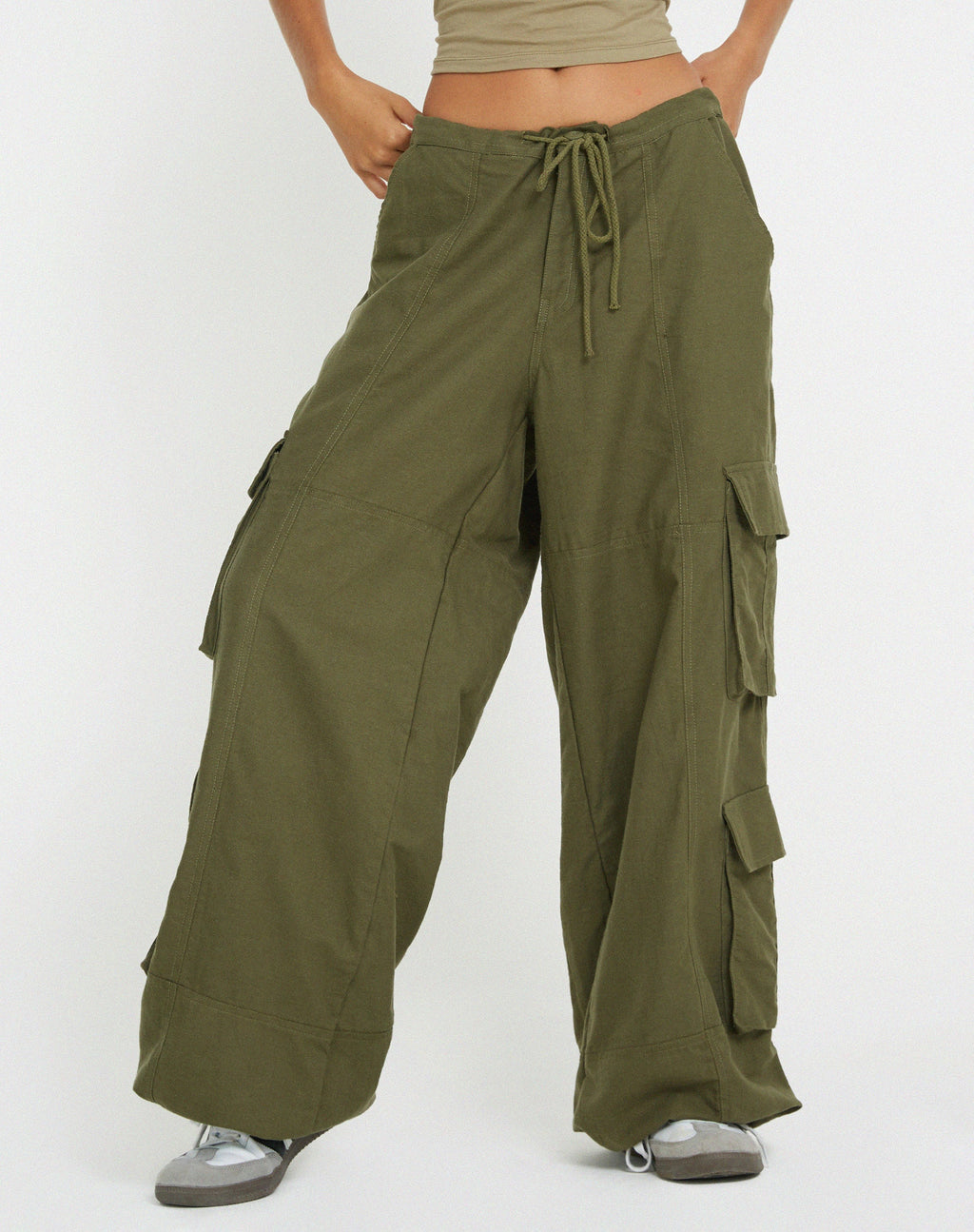 Pantalon Philia, vert loden