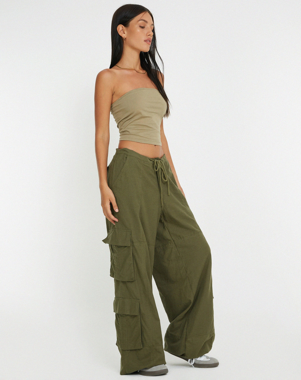 Pantalon Philia, vert loden