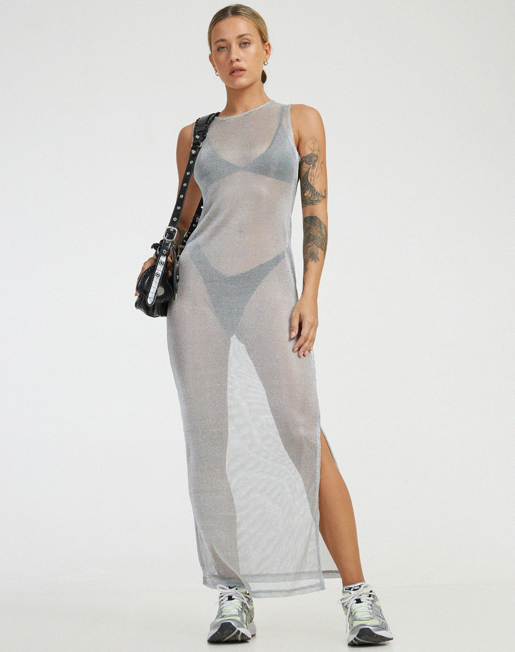 Robe Piesa en chaîne argentée
