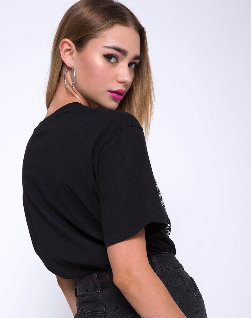 Image de OVERSIZE BASIC TEE CTN JERSEY 40S BLACKLIKE A BR (Z012733 BLACKLIKE A BRKN RCORDFRON)