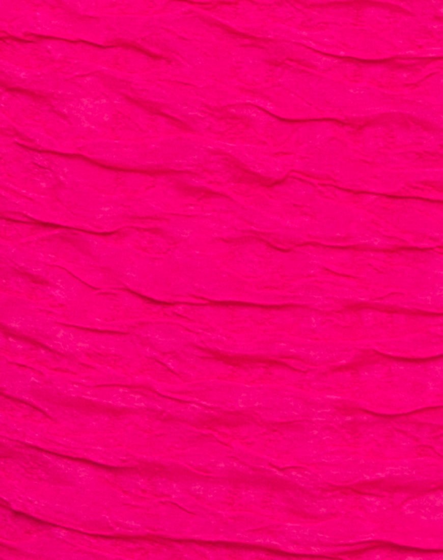 Image de Pollie Swimsuit in 80s Crinkle Pink Highlighter