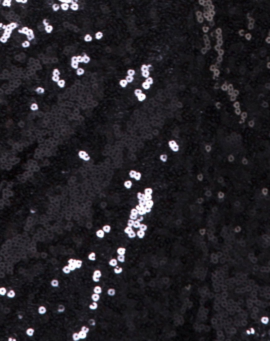 Image of Prague Trouser in Mini Sequin Black