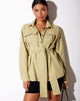 Image de la chemise Prami en vert foncé