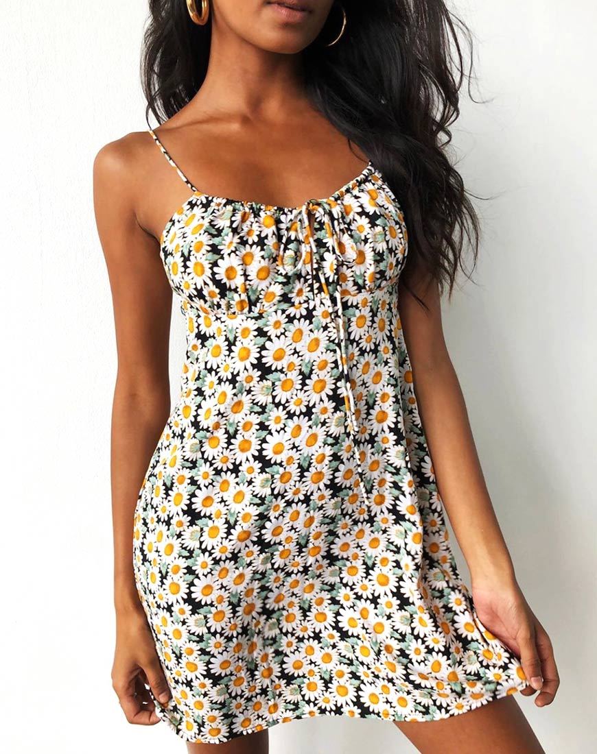 Image of Kumala Slip Dress in Delightful Daisy