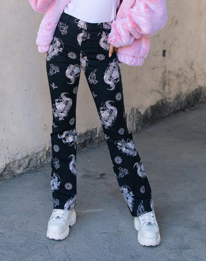 Image de Zoven Trouser in Dragon Black