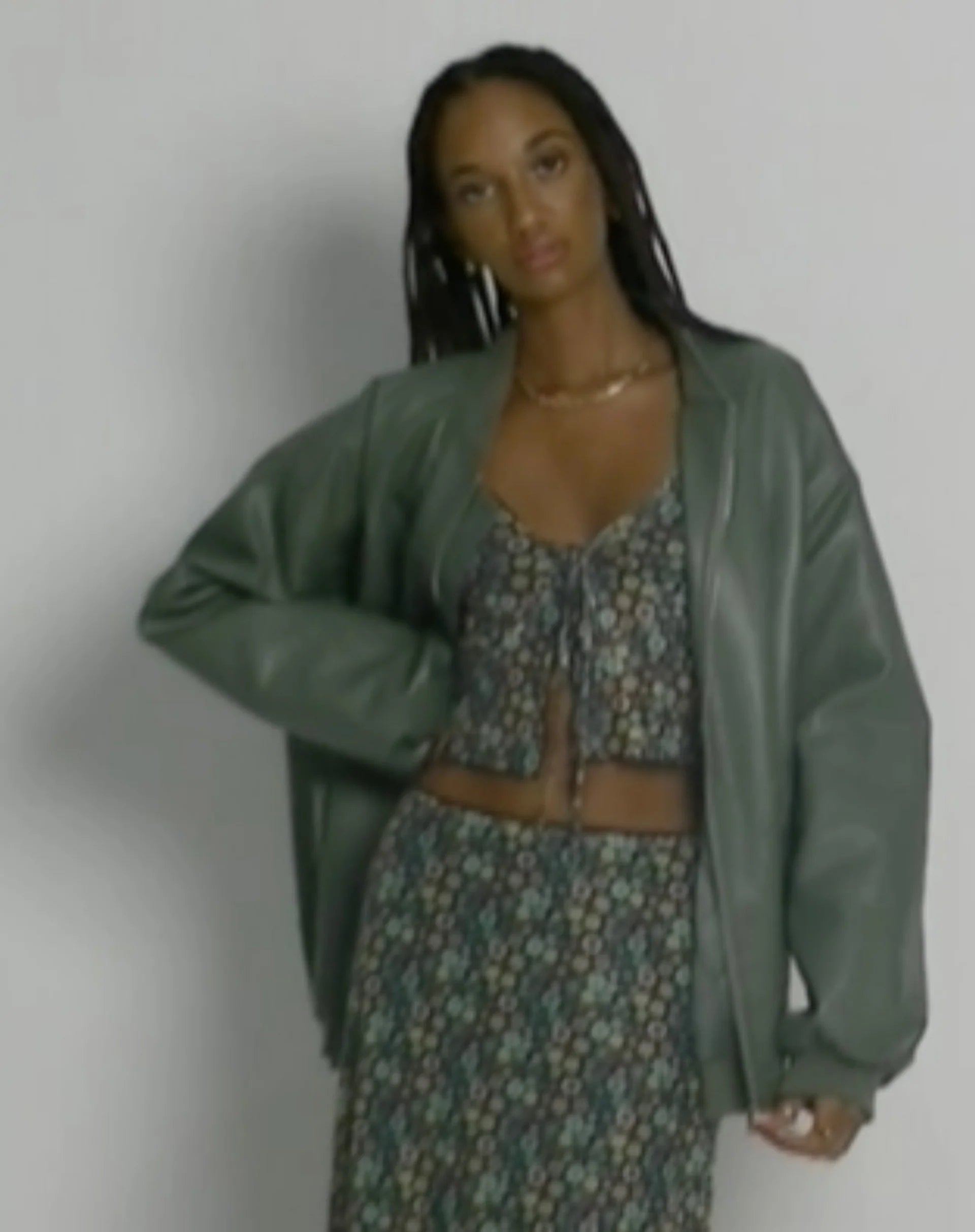 image de Henry Cropped Cardi in Folk Floral