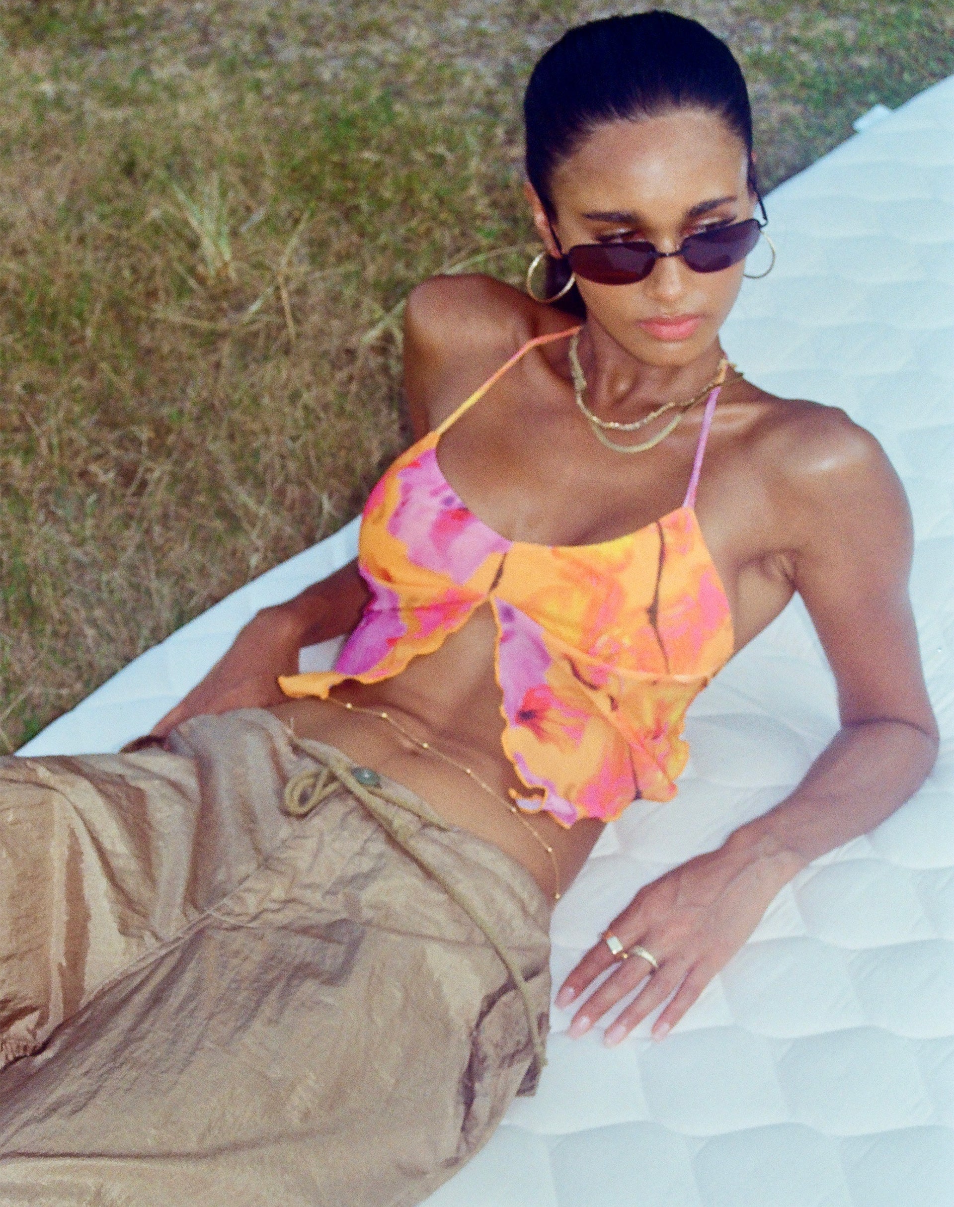 image de Shaman Cami Top in Blurred Orchid Peach