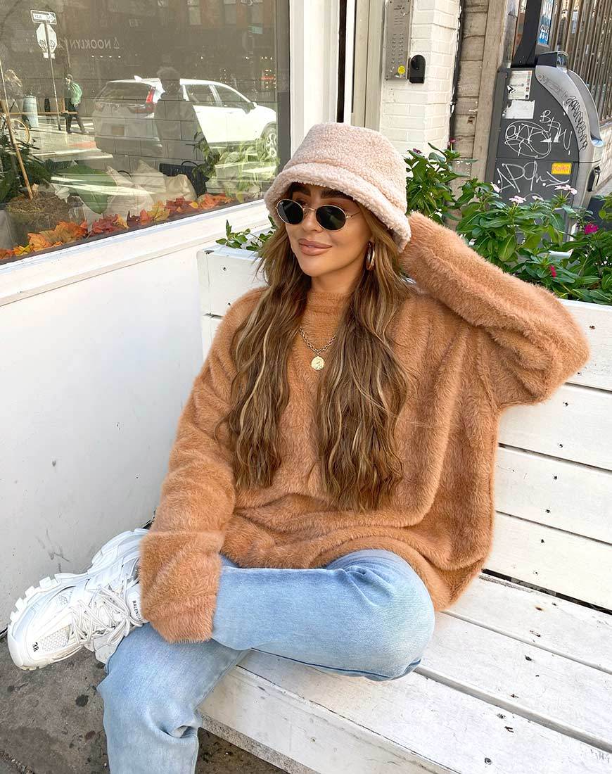 Image de Edgen Jumper in Knitted Tan