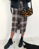Image de Kaisa Midi Skirt in Tartan Brown