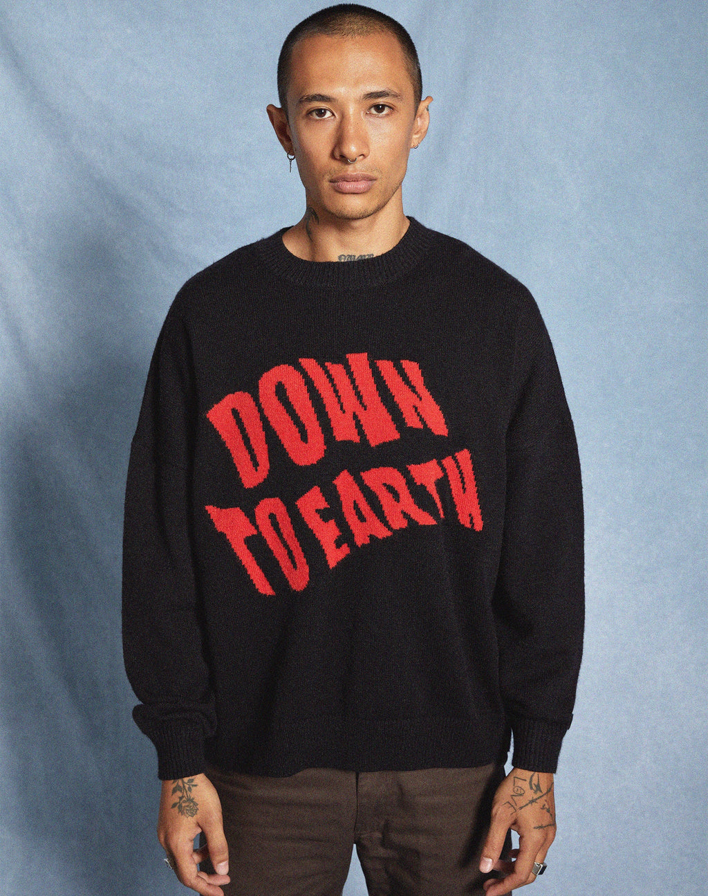 Pull Jamin en noir Down To Earth