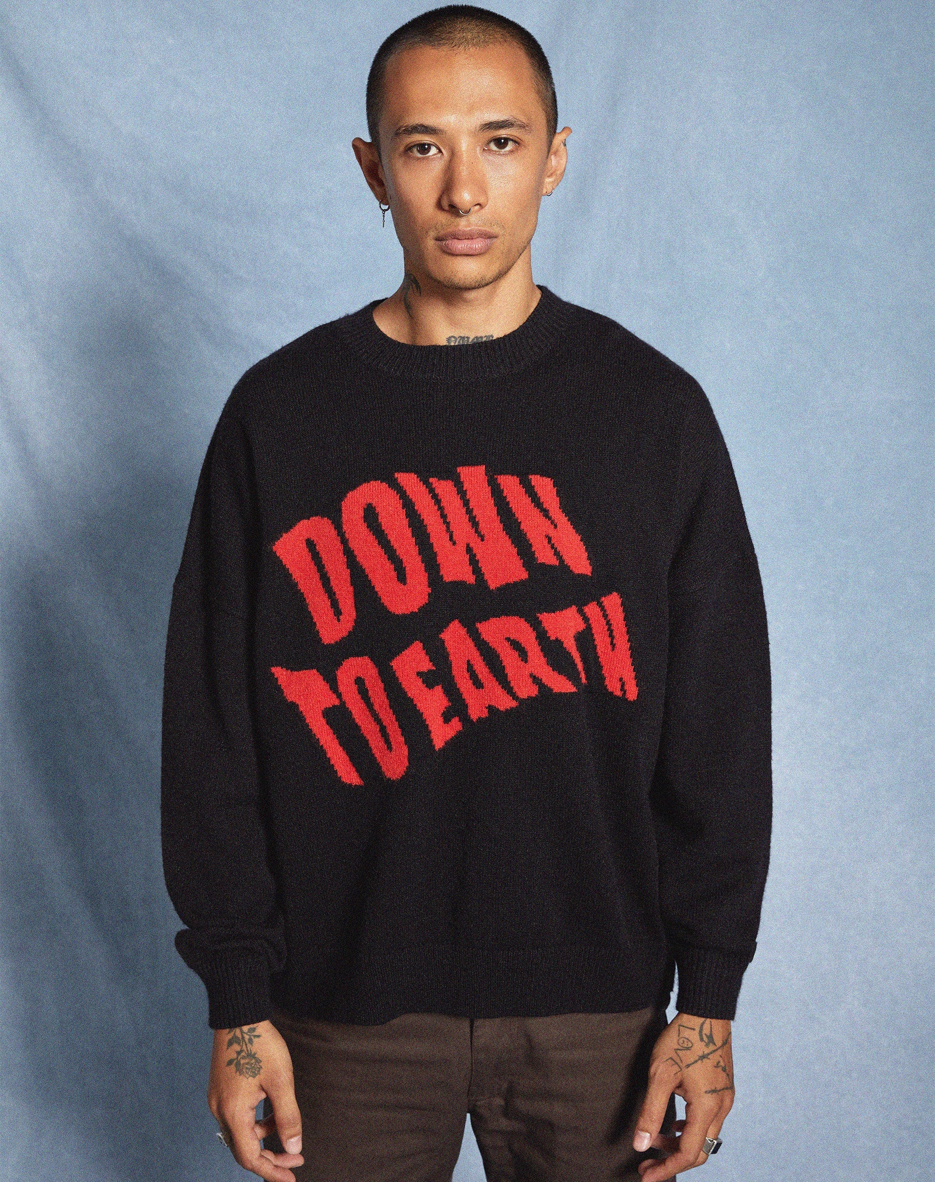 image de Jamin Jumper in Black Down To Earth