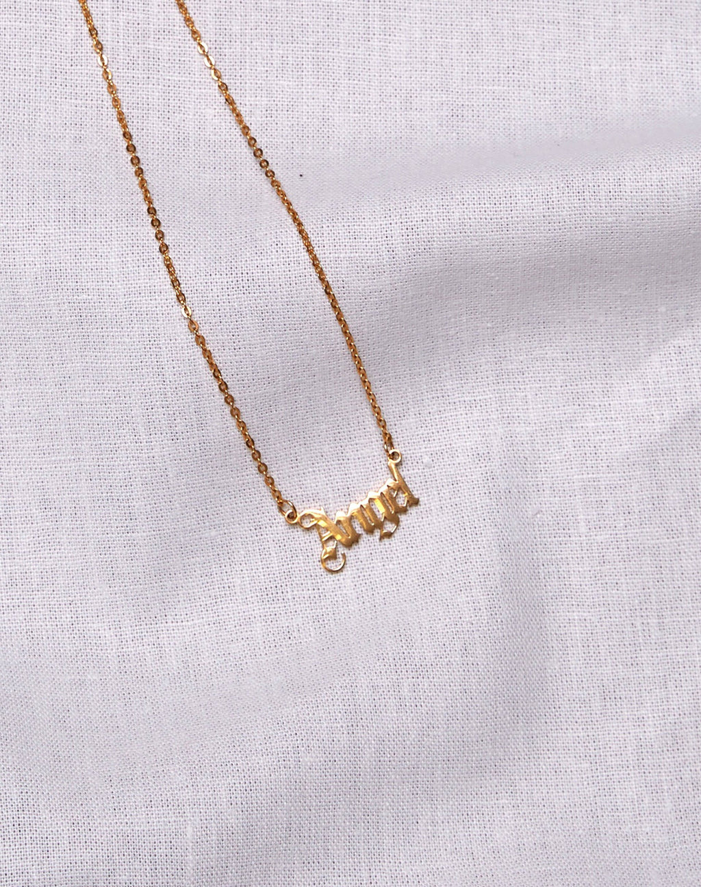 Collier en or "Ange
