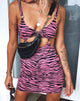 Image de Jezabel Robe à zips rose zébré