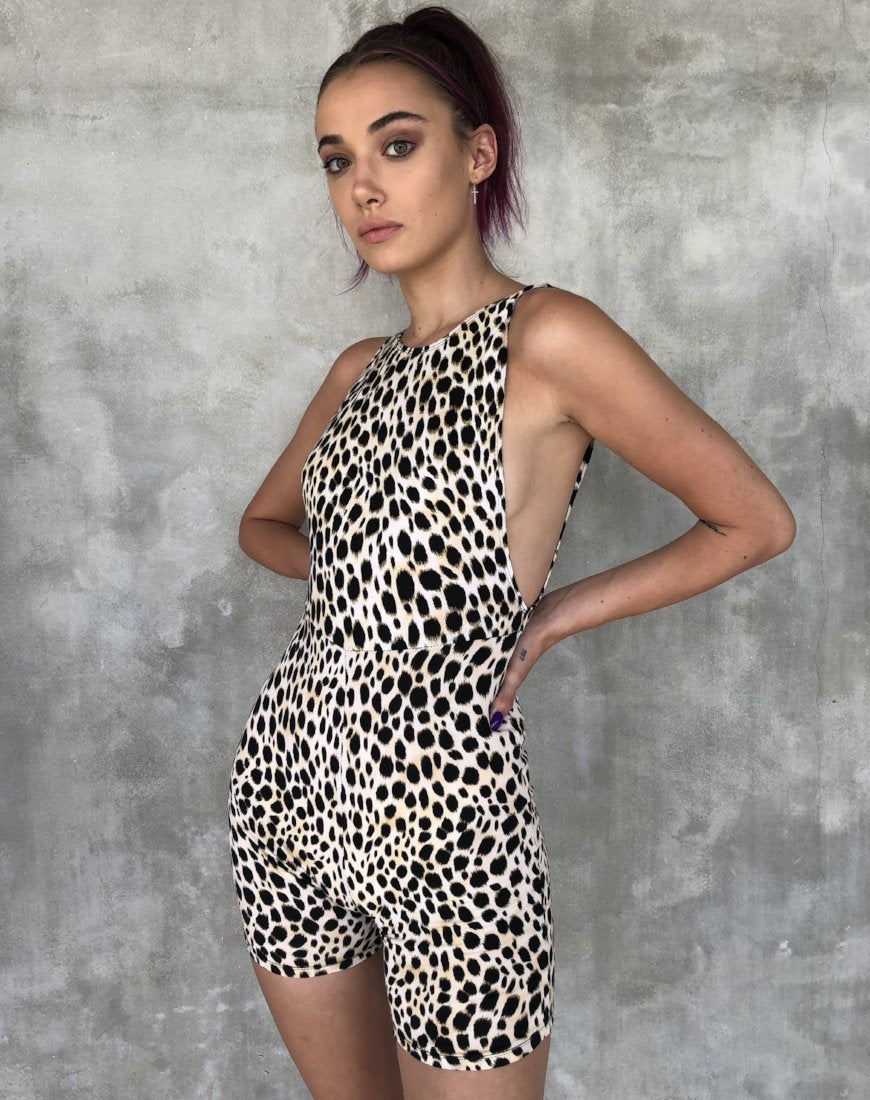 Image de l'Acro Unitard en Cheetah