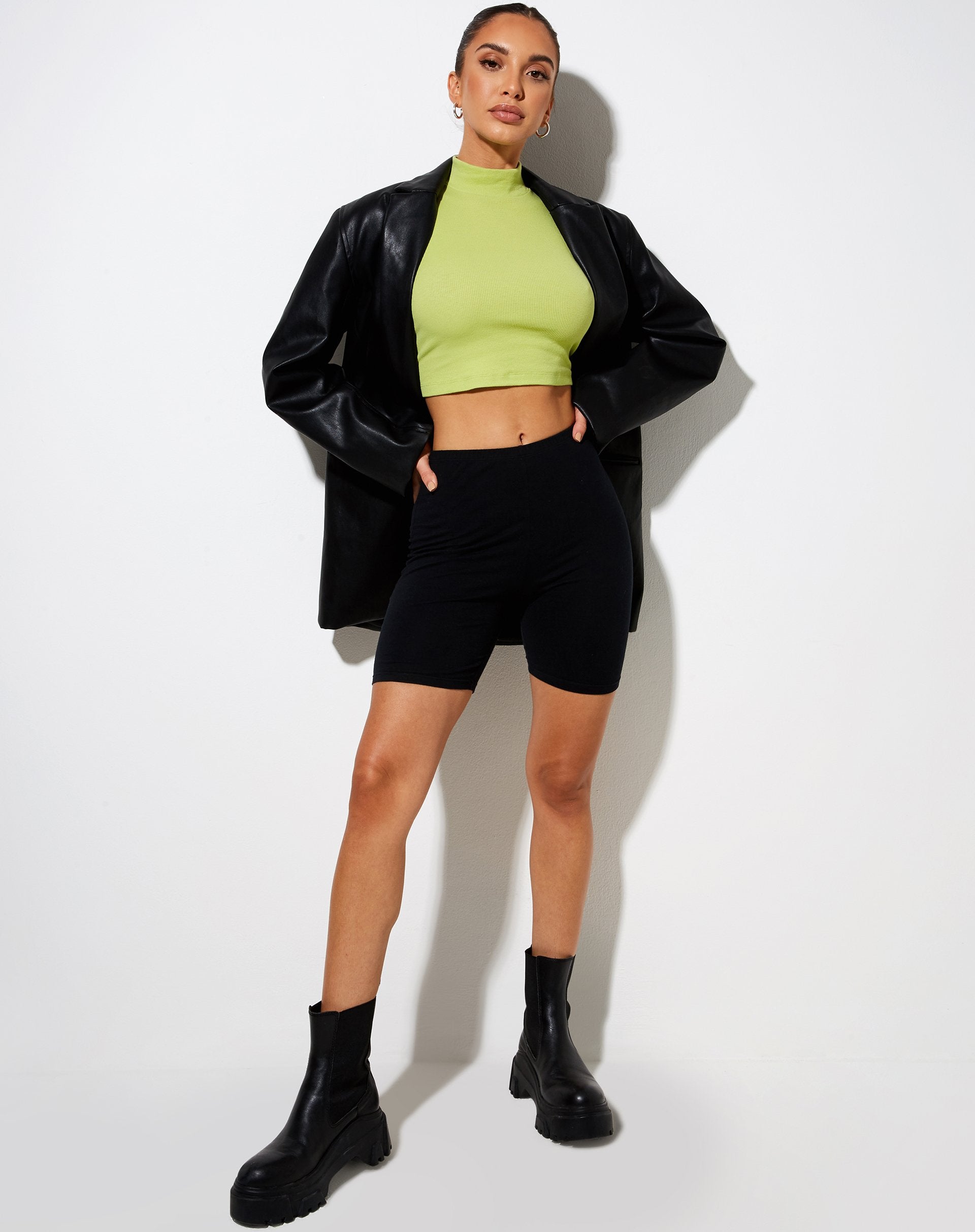 Image de Que Crop Top in Leaf Green