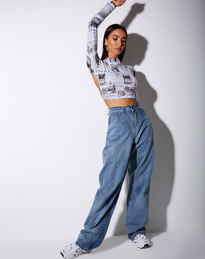 Image de Quelia Crop Top in Tarot