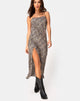 Image de Quinty Dress in Rar Leopard Brown