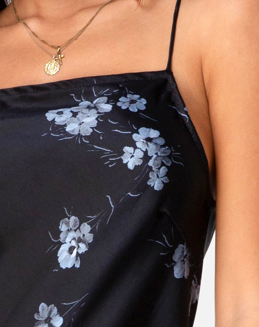 Image de Quinty Dress in Black Mono Flower