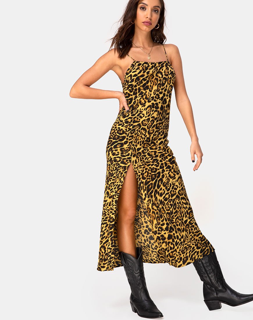 Robe Quinty en léopard