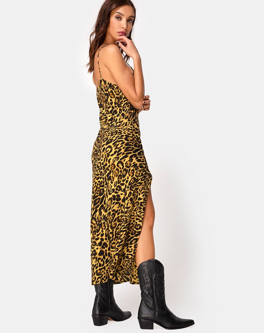 Image de la robe Quinty en léopard