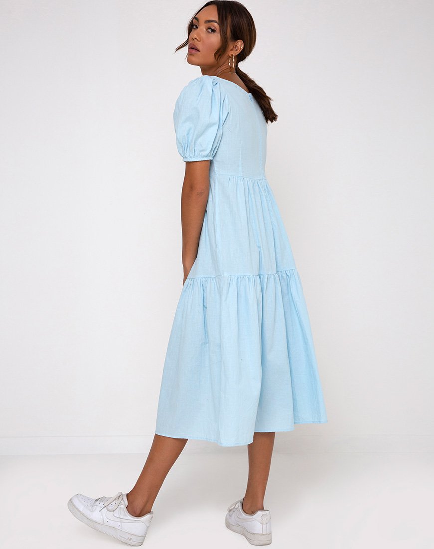 Image de Rachel Midi Dress in Sky Blue