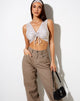 Image de Raeless Crop Top in Tonal Zebra