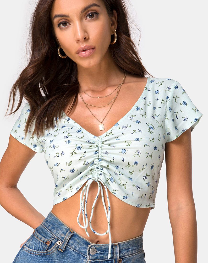 Image de Raeto Top in Pretty Petal Green