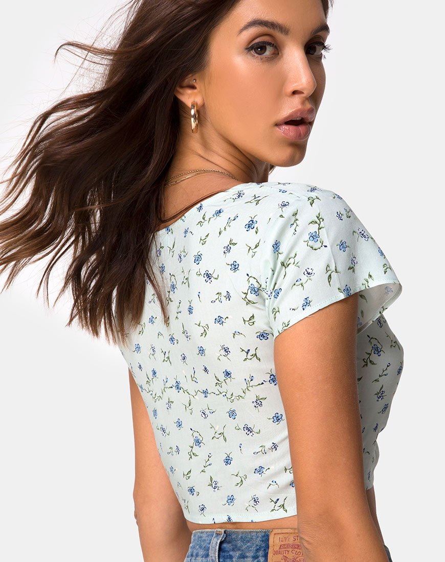 Image de Raeto Top in Pretty Petal Green